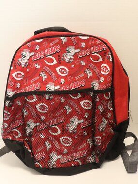 Cincinnati Reds Backpack with Outside Net for Items by Success Promotions